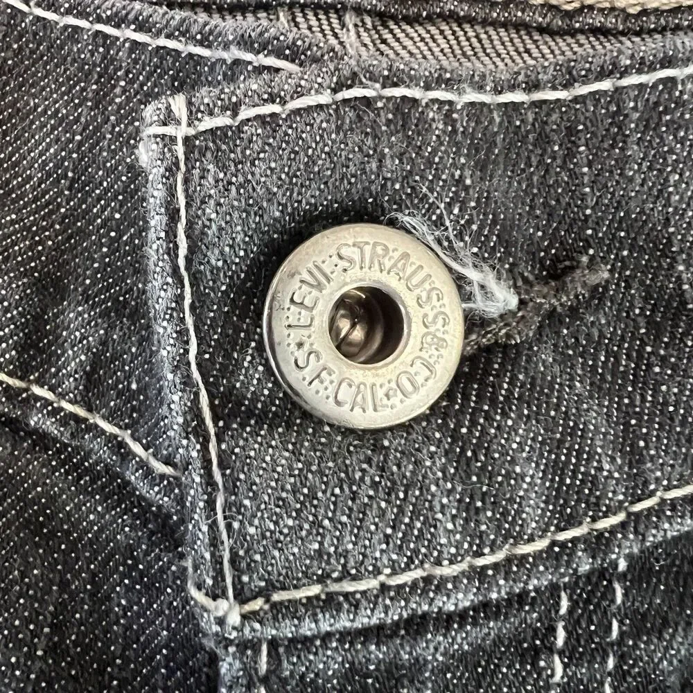 Levis Premium 510 Super Skinny Denim Jeans Mens W34‎ L34 Black